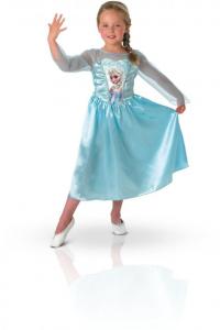 Costum De Carnaval Elsa Din Frozen (Regatul De Gheata)