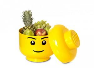 Cutie depozitare L cap minifigurina LEGO baiat