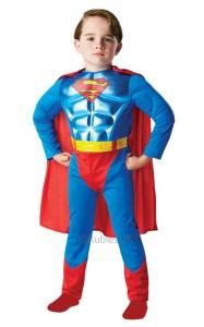 Costum Metalizat De Carnaval Superman