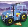 Patut in forma de tractor albastru