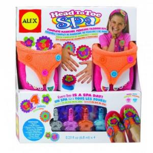 Set de manichiura-pedichiura-accesorii pentru fetite, Alex Toys