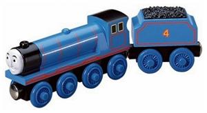 Personaj cu vagon Thomas din Lemn Gordon the Big Express Engine
