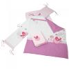 Set lenjerie pat 4 piese candy blossom