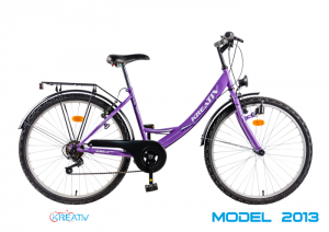 Bicicleta Kreativ 2614-6v Roz Pal