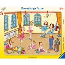 Frame puzzle 30-48 piese "Ballet Lesson", Ravensburger