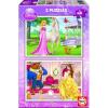 Puzzle aurora + frumoasa si bestia 2 x 48