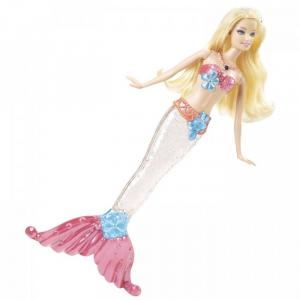 Barbie Sirene sclipitoare - Sirena blonda