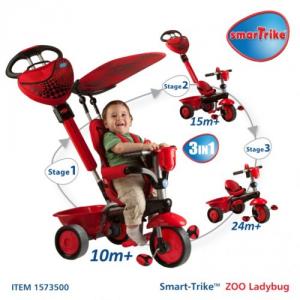 Tricicleta Smart Trike Zoo Lady Bug