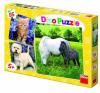 Puzzle 3 in 1 animale (55 piese)