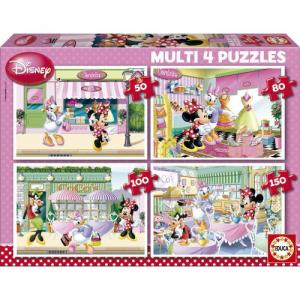 Puzzle Progresiv Minnie 50-80-100-150 Piese