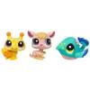 Littlest pet shop - pachet de 3 figurine