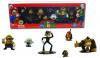 Set 6 figurine nintendo super mario mini series 4