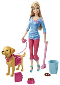 Barbie Invata catelul la litiera