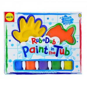 Set de pictura cu degetele pentru baie, Alex Toys