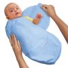 Sistem de infasare pentru bebelusi swaddleme bleu