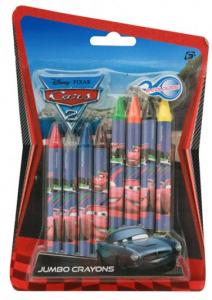 Set creioane cerate jumbo Disney Cars