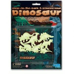 Set Dinozauri Fosforescenti 3D 4M