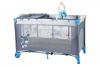 Patut pliant cu 2 nivele SleepWell Blue