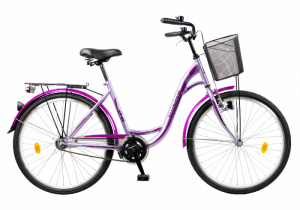Bicicleta Citadinne 2632 Model 2015 Alb-Verde 430 MM