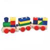 Melissa & doug - trenulet din lemn de stivuit