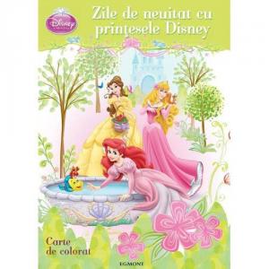 Carte de Colorat - Zile de Neuitat cu Printesele Disney