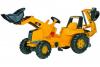 Tractor cu pedale copii galben