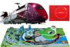 Trenulet electric de viteza thalys cu diorama