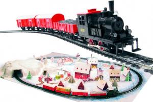 Trenulet Electric Polar Express Cu Diorama