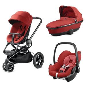 PACHET Quinny Moodd + Baza auto Maxi-Cosi 2wayFix CADOU RED RUMO