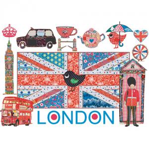 Puzzle Londra Colorata, 1000 Piese