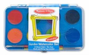 Acuarele Jumbo set de 8 culori cu pensula