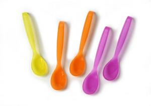 Lingurite pentru copii, 5 bucati, diverse culori, Reer