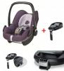 Pachet scaun auto pebble cu baza familyfix maxi cosi