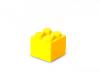 Mini cutie depozitare lego 2x2 galben