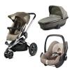 PACHET Quinny Buzz + Baza auto Familyfix CADOU BROWN FIERCE