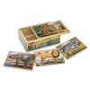 Set 4 puzzle lemn in cutie Animale salbatice