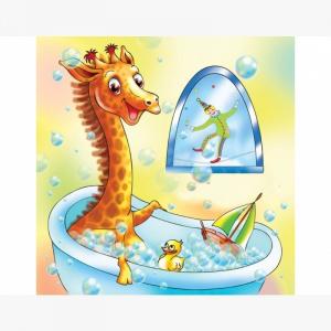 Girafa - Tablou luminos camera copii