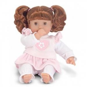 Jucarii - Papusa bebelus Brianna cu suzeta OK MD4883 Melissa & Doug