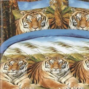 Lenjerie de pat HSL18250 Imprimeuri deosebite cu Tigri