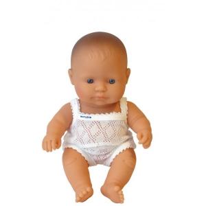 Miniland - Baby european (baiat) Papusa 21cm OK