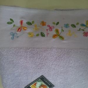 Set prosoape de baie - Ricamato lavanda petal