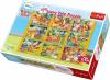 Puzzle winnie the pooh 9 in 1 - 390 piese echivaland