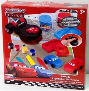 Modellino - Pasta modelatoare, presa si matrita - Cars - Sally&Fulger McQueen