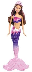 Papusa Barbie Sirena Roscata