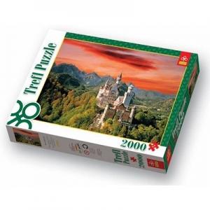 Puzzle cu Castelul Neuschwanstein din Bavaria de la Trefl (2000 piese)