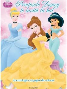 Cartea "Printesele Disney te invita la bal"