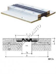 Profil de dilatare impermeabil - Metal si Nitriflex 501/a