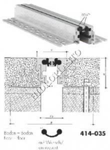 Profile de dilatare pentru pardoseli din metal si Nitriflex 414