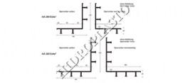 Profile hidroizolante tip unghi, negre, DIN 18541