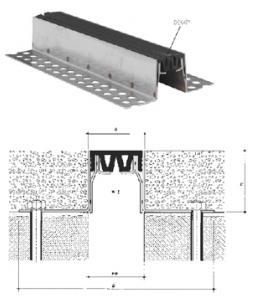 Profile de dilatare pentru pardoseli din metal si Nitriflex 428